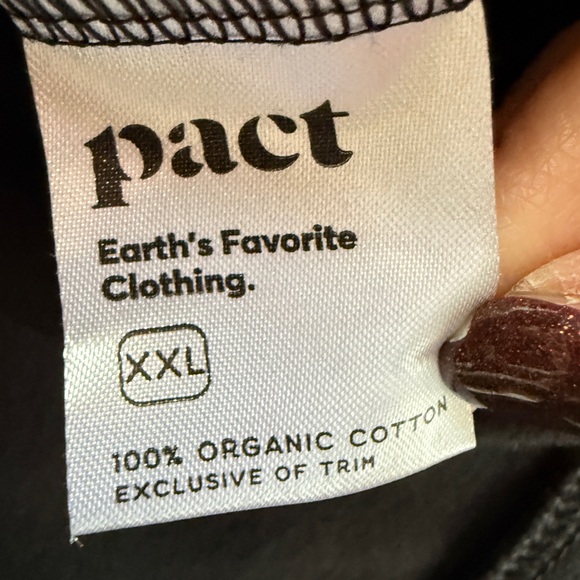 PACT Airplane Color Block Sweatshirt 100% Organic Cotton Airplane Wheat Chai XXL - Picture 11 of 11